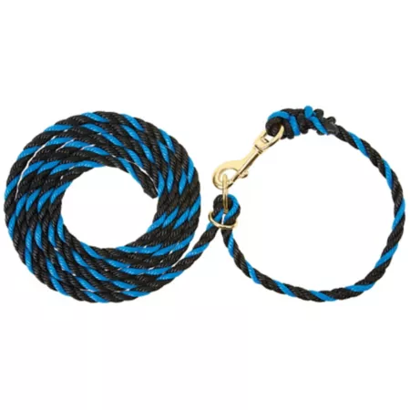 Weaver Leather Adjustable Poly Livestock Neck Rope Black Livestock Ropes Halters & Hobbles