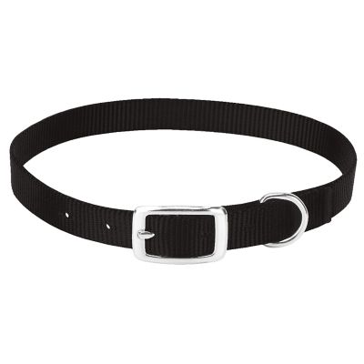 Weaver Livestock Nylon Goat Collar, 5/8 in. x 14 in.-16 in., Small, Black