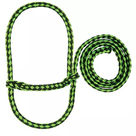 Weaver Leather Poly Rope Sheep Halter Lime Zest/Black Livestock Ropes Halters & Hobbles