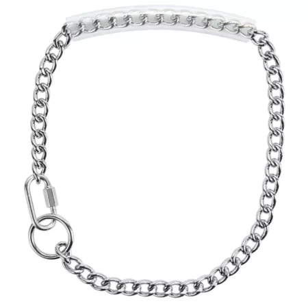 Weaver Leather Metal Chain Goat Collar with Rubber Handle Livestock Ropes Halters & Hobbles