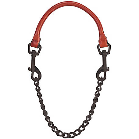 Weaver Leather Chain Goat Collar with Rubber Grip