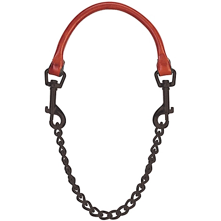 Weaver Leather 5/8 in. Goat Collar with Leather and Chain