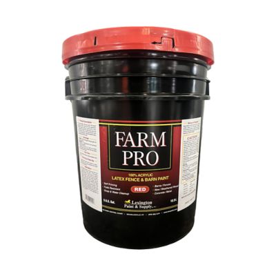 Lexington 5 gal. Farm Pro Red Latex Paint