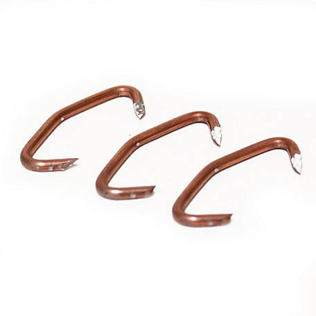 Decker's Hump Hill's Shoat Rings 2-100 Pack Copper Coated Hog Ring No 