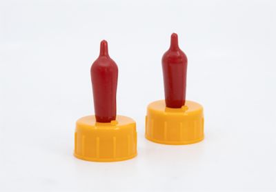 Image showing  Soft Red Latex Screw-On Teats, 2-Pack