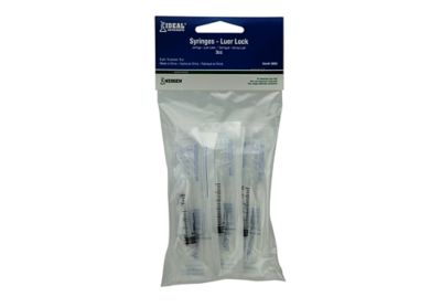 Image showing  Luer Lock Livestock Syringes, 3cc, 6-Pack