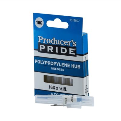 Image showing  Disposable Livestock Needles, 16 Gauge x 1-1/2 in., 6-Pack, 9460-19