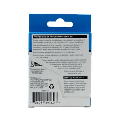 Image showing  Disposable Livestock Needles, 16 Gauge x 1-1/2 in., 6-Pack, 9460-19