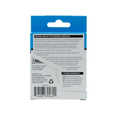 Image showing  Disposable Livestock Needles, 16 Gauge x 1 in., 6-Pack