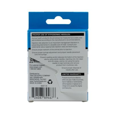 Image showing  Disposable Livestock Needles, 18 Gauge x 3/4 in., 6-Pack