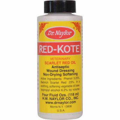 Dr. Naylor Red Kote Dauber Livestock Wound Treatment, 4 oz.