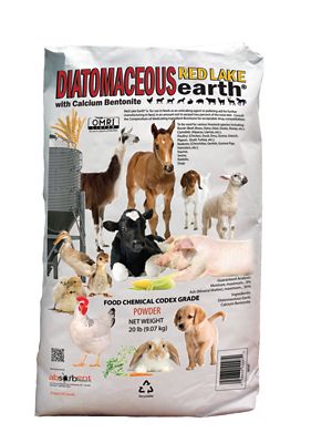 Red Lake Earth Diatomaceous Earth with Calcium Bentonite, 20 lb.