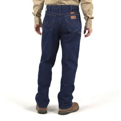 Image showing 1 th Wrangler Men's FR Flame-Resistant Relaxed Fit Work Jeans