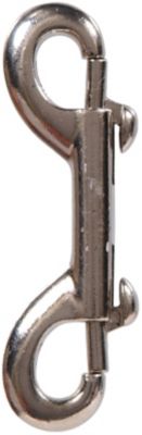 Hillman Hardware Essentials Double Ended Bolt Snap, Nickel, 3-1/2 in.