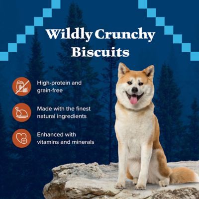 Image showing  Trail Treats High Protein Grain-Free Turkey Flavor Crunchy Dog Biscuits, 10 oz.