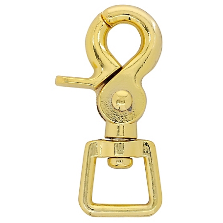 Hillman Hardware Essentials Snap Swivel Trigger Snap Brass (5/8in. x  2-1/2in.) -1 Pack at Tractor Supply Co.