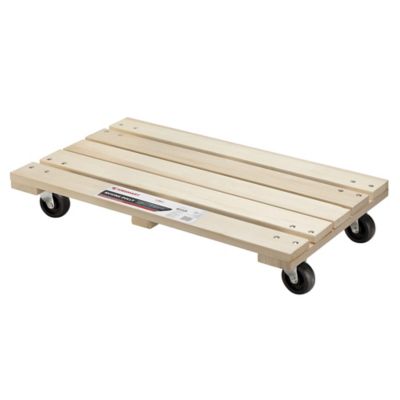 JobSmart 1,080 lb. Capacity Solid Wood Dolly