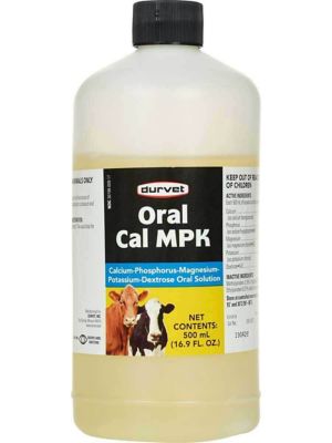 Durvet Oral CAL MPK Cattle Supplement, 500 mL