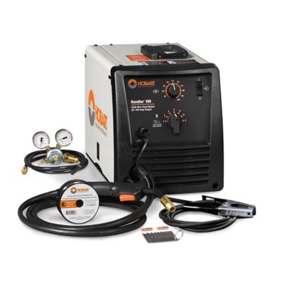 Hobart 230V 25A- 190A Handler 190 MIG Welder, 68 lb., 24 Gauge- 5/16 in. Thickness, 40 IPM- 170 IPM Wire Speed Feed