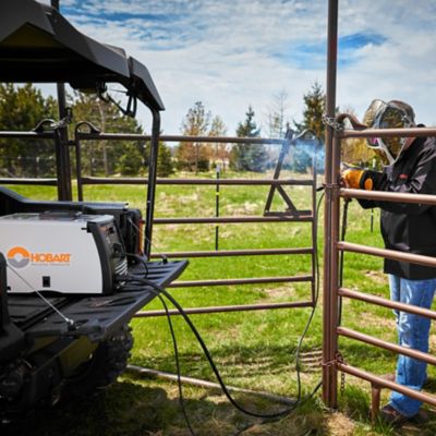 Image showing 6 th Hobart 230V/25A-190A Handler 190 MIG Welder, 68 lb., 24 Gauge- 5/16 in. Thickness, 40 IPM- 170 IPM Wire Speed Feed