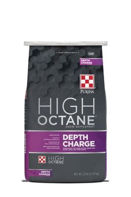 Purina High Octane Depth Charge Pelleted Livestock Show Supplement, 25 lb.