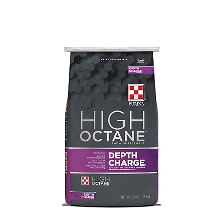 Purina High Octane Depth Charge Show Livestock Supplement, 25 lb
