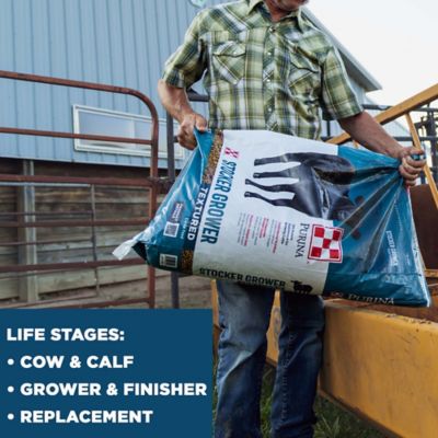 Image showing  Stocker Grower Textured Beef Cattle Feed, 50 lb. Bag