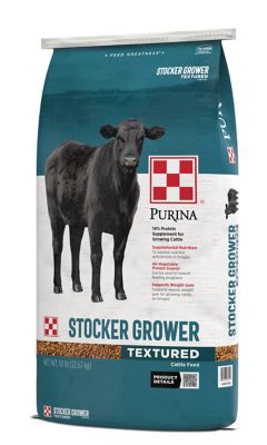 Image showing  Stocker Grower Textured Beef Cattle Feed, 50 lb. Bag