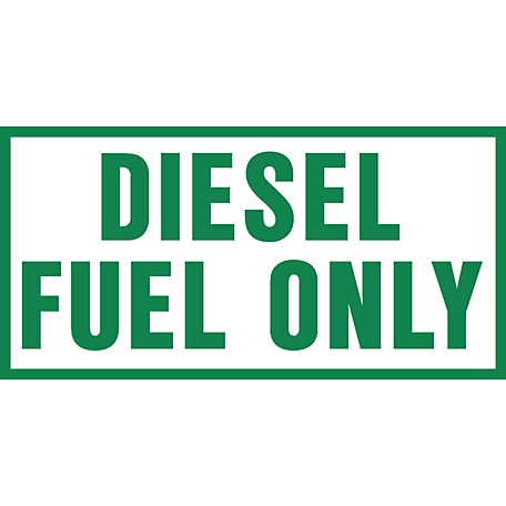 Hazmat Diesel Fuel Only Sticker Decal at Tractor Supply Co.