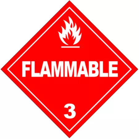 Hazmat Flammable Sticker Tractor Decals & Emblems