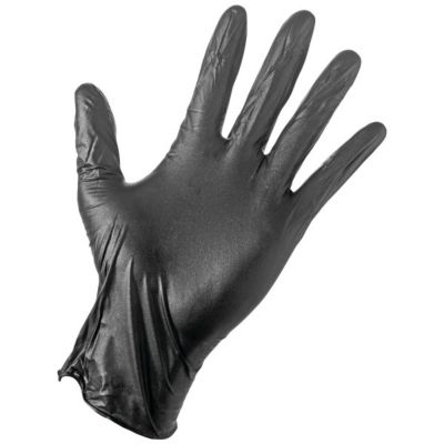 gray rubber gloves