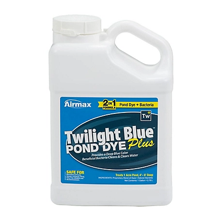 Airmax Twilight Blue Pond Dye Plus Deep Blue Pond Colorant & Bacteria Enhanced, 1 gal.