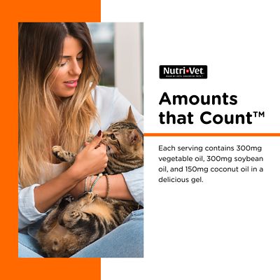 Image showing  Hairball Control Paw-Gel for Cats, Salmon Flavor, 3 oz.