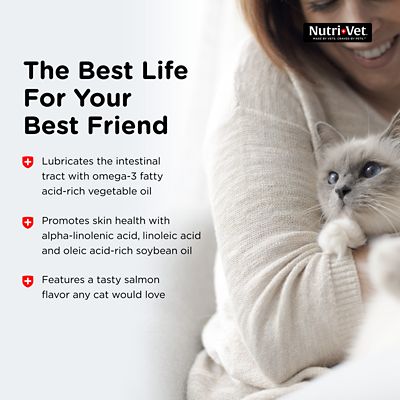 Image showing  Hairball Control Paw-Gel for Cats, Salmon Flavor, 3 oz.