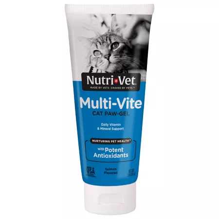 Nutri-Vet Multi-Vite Paw-Gel Supplement for Cats 0.25 lb. Cat Vitamins