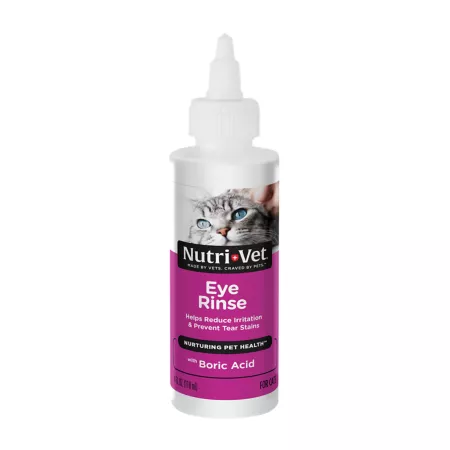 Nutri-Vet Eye Rinse for Cats 4 oz. Cat Eye Care