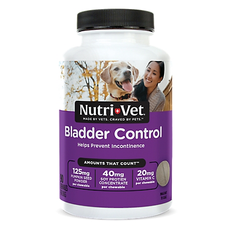 Nutri-Vet Bladder Control Chewable Supplement for Dogs, 90 ct.