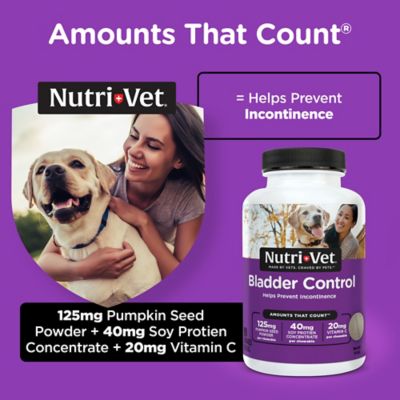 Image showing  Bladder Control Chewable Supplements for Dogs, Liver Flavor, 90 ct.