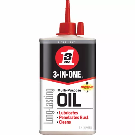 3-in-one 8 oz Multi-Purpose Oil long-lasting multi-purpose drip oil for cleaning and lubrication to keep moving parts running smoothly Motor Oils