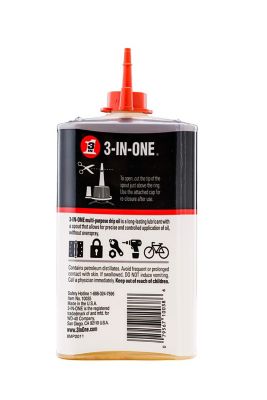 Image showing  8 fl. oz. Multi-Purpose Oil, Versatile Long-Lasting Drip Oil for Cleaning, Lubricating, Rust Prevention
