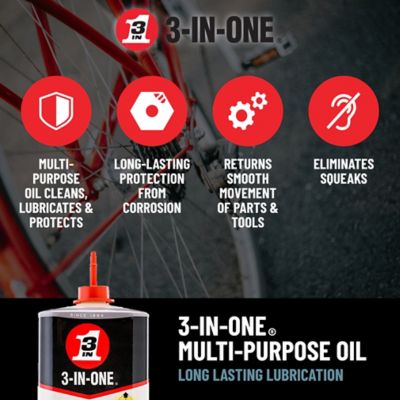 Image showing  8 fl. oz. Multi-Purpose Oil, Versatile Long-Lasting Drip Oil for Cleaning, Lubricating, Rust Prevention