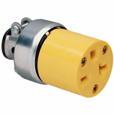 Pass & Seymour 20A Armor Connector, White, 250V