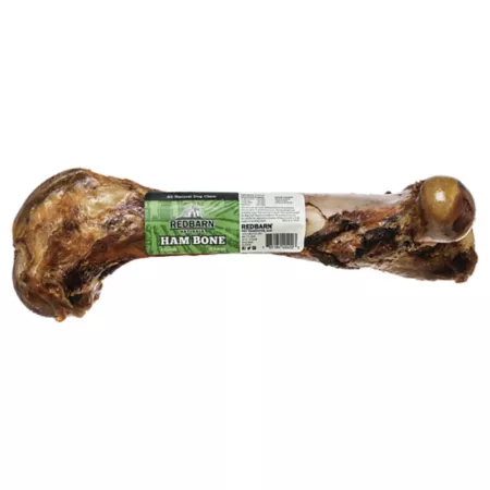 Redbarn Ham Bone X-Large Dog Chew Treat 1 ct Dog Bones Rawhide & Rawhide Alternative