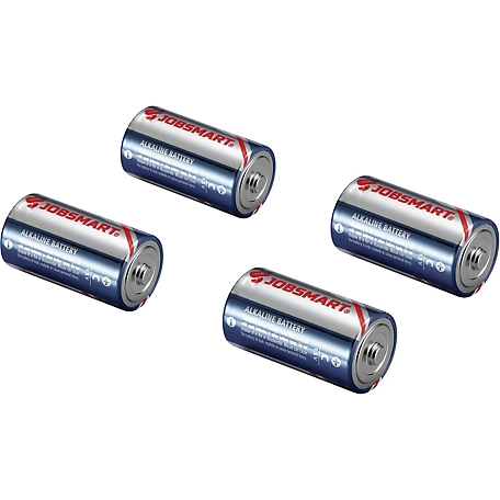 JobSmart C Alkaline Batteries, 4-Pack
