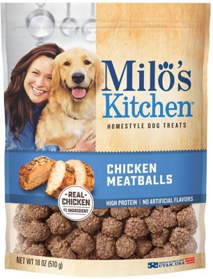 Milo's Kitchen Chicken Meatball Dog Treats, 18 oz.