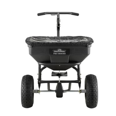 GroundWork 125 lb. Capacity Push Pro Series Broadcast Spreader