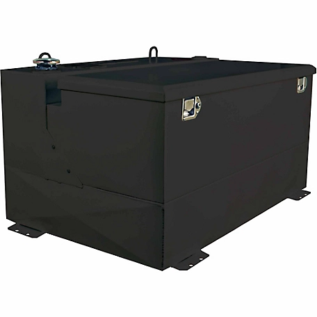 Tractor Supply Textured Black Aluminum Auxiliary Fuel Transfer Tank, 43 gal.