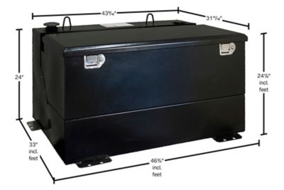 Image showing  75 gal. Combo Steel Fuel Transfer Tank, Black