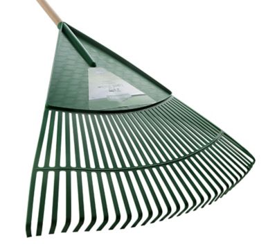 GroundWork 31.5 in. Polypropylene Leaf Rake