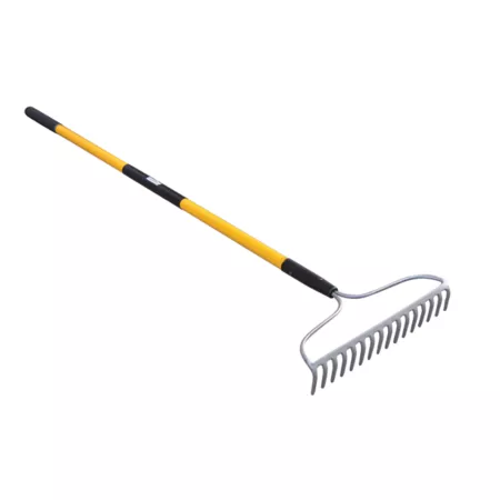 GroundWork 16.75 in Carbon Steel Pro Bow Rake Rakes & Forks